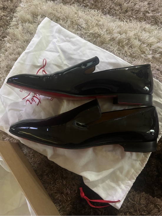 Christian Louboutin men’s loafers Dandelion flat sz 43.5/10.5 pre owned worn onc main image 5